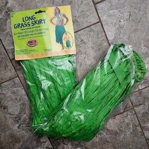 NWT Long Grass Skirt Adult XL Hawaii Hawaiian Luau Halloween Costume Cosplay